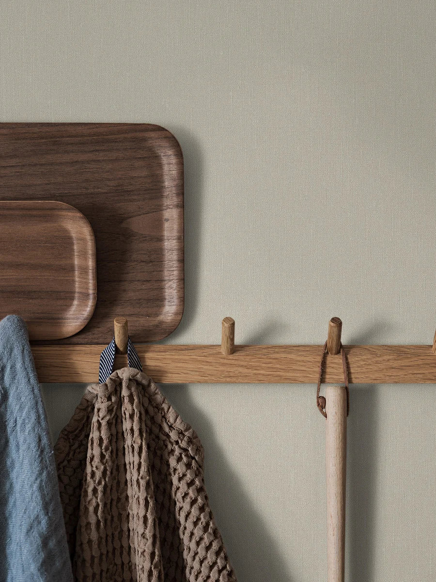 Papel de Parede Linen, Scandinavian Beige