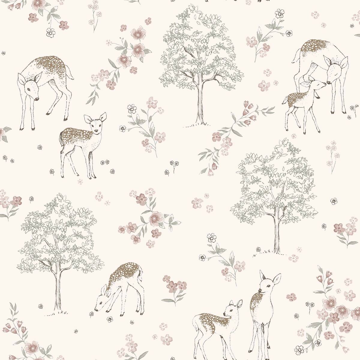 Papel de Parede Deer Love