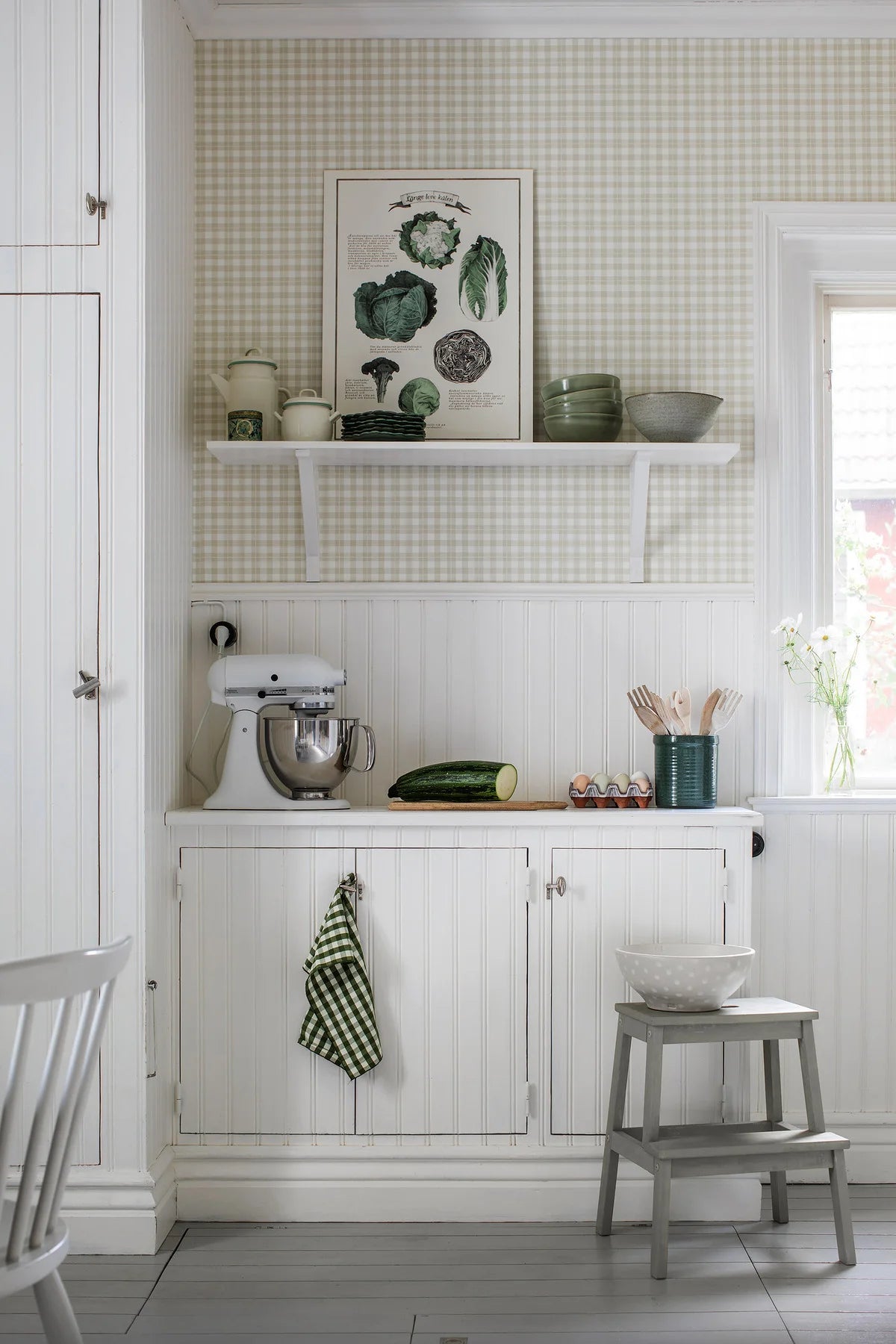 Frida Wallpaper, Beige