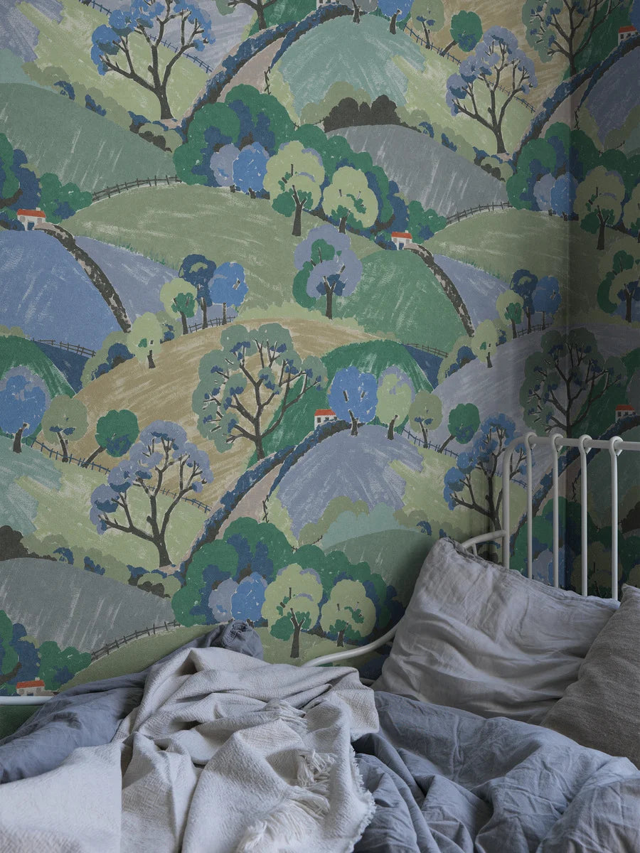 Mural Custom fit, Hills and Trees