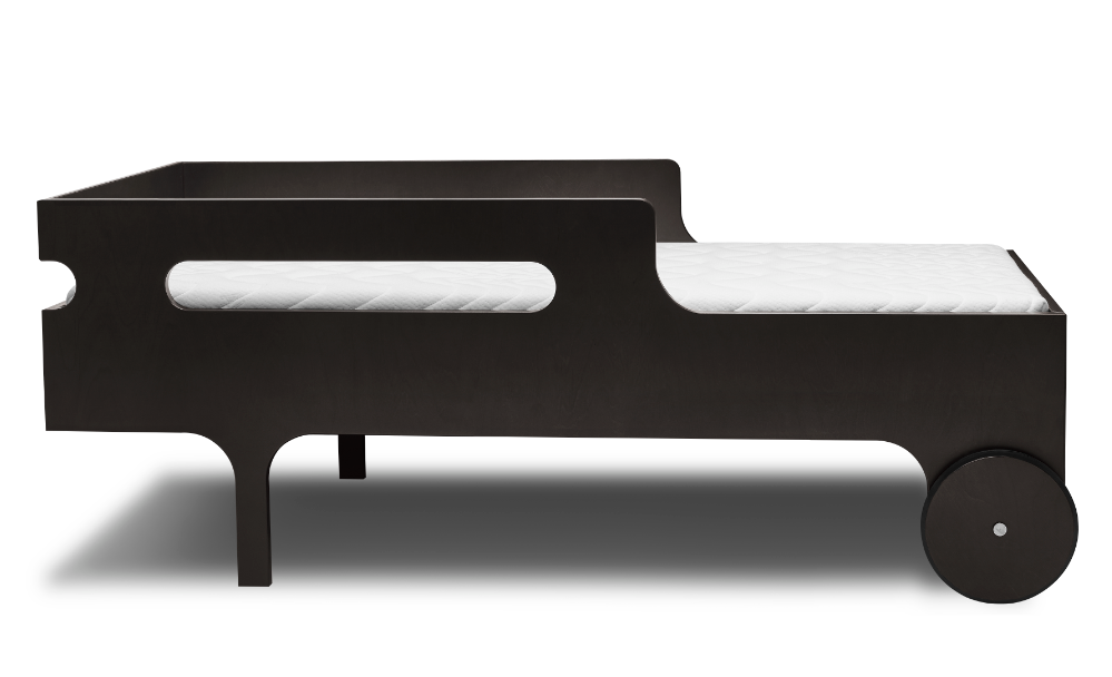 R Toddler Bed Black