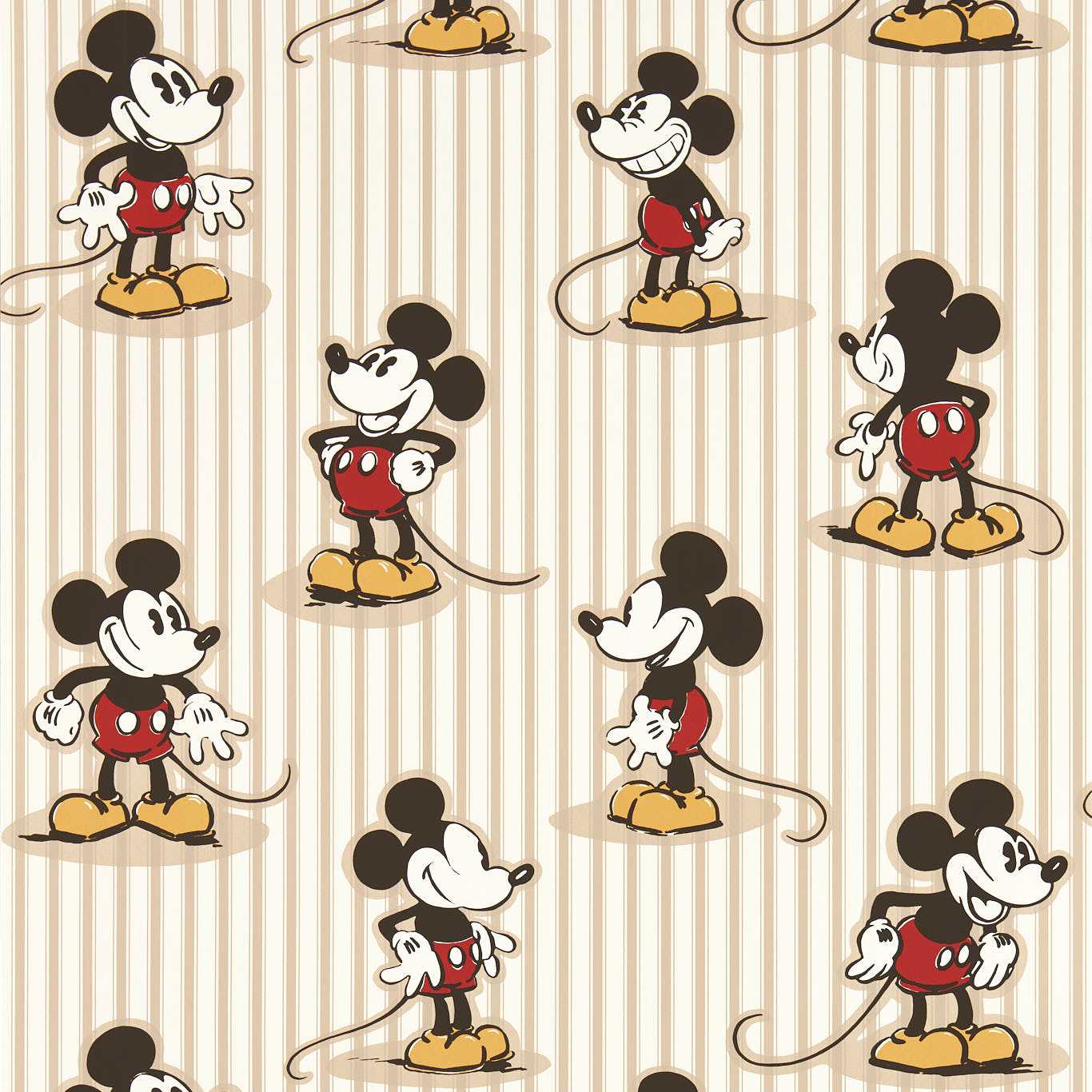 Papel de Parede, Mickey Stripe