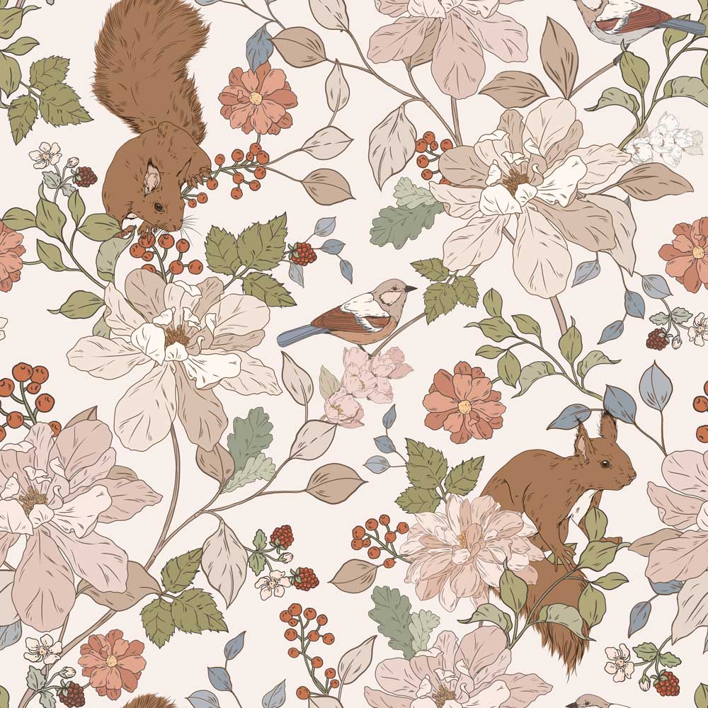 Papel de Parede Squirrels in the Woods