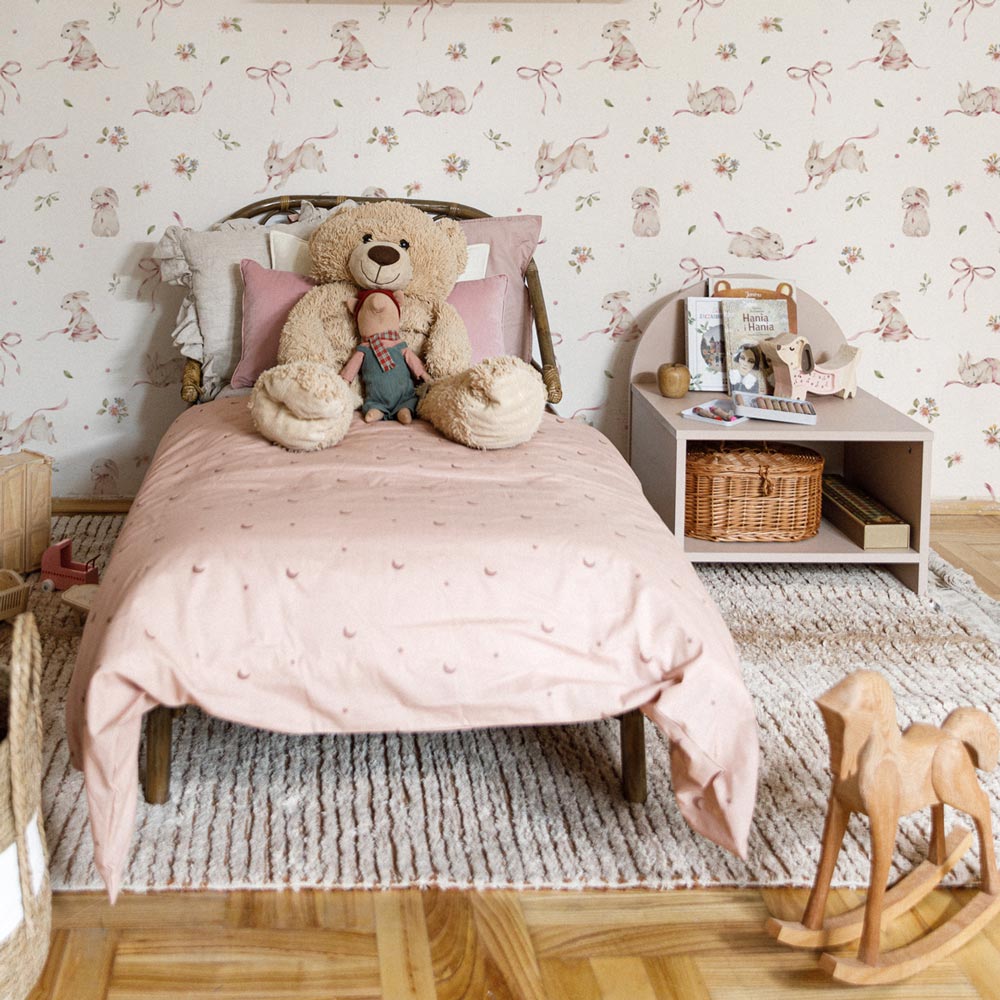 Papel de Parede Pink Rabbits