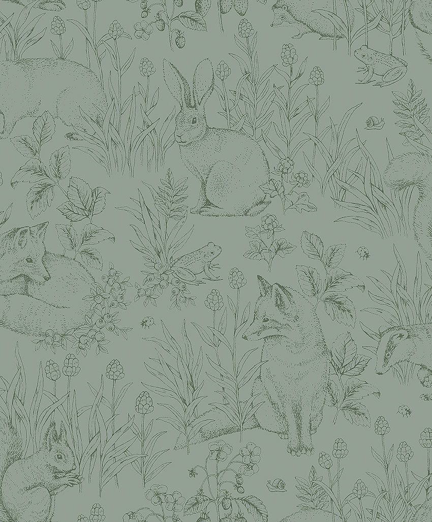 Papel de Parede Forest Friends