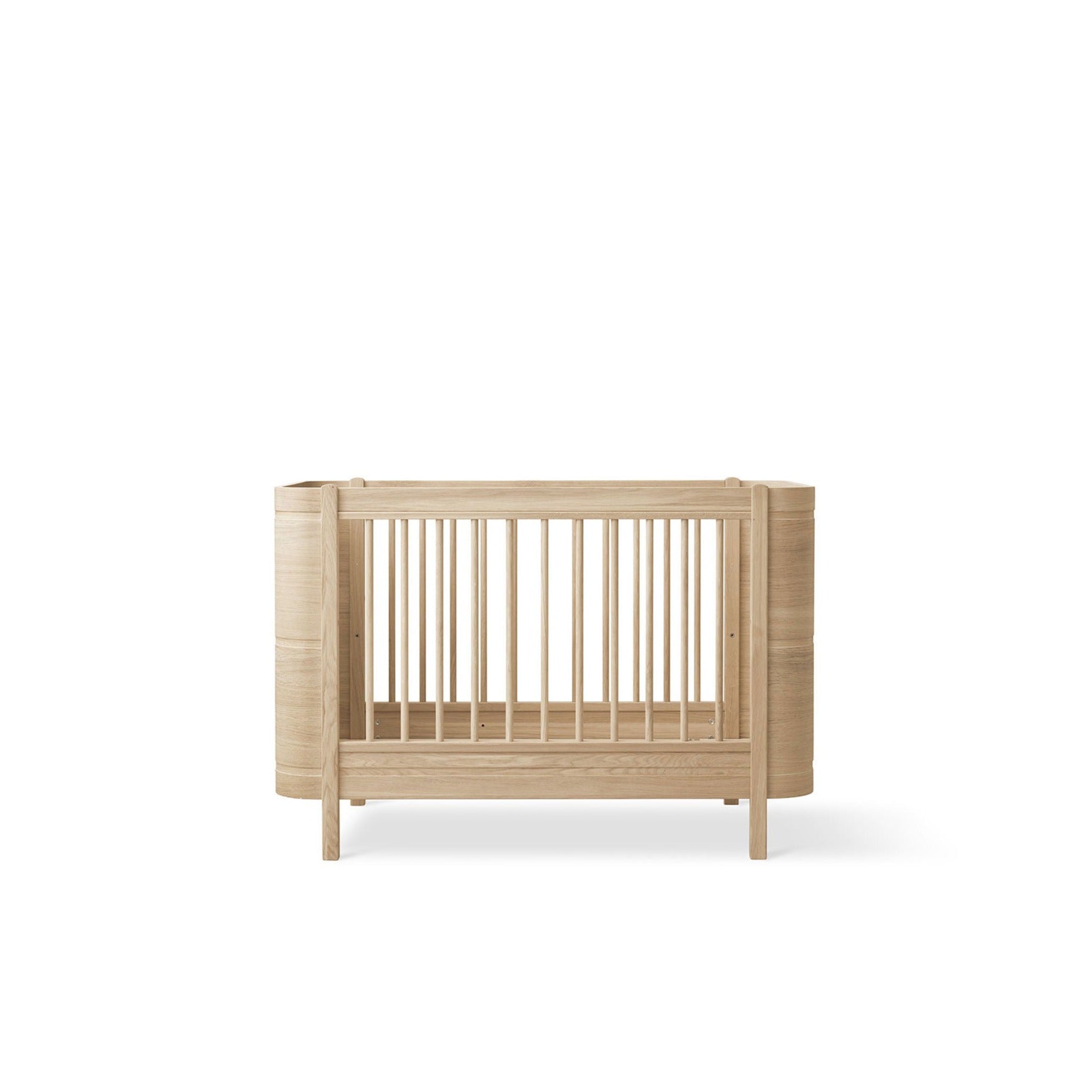 Cama de Grades Wood Mini+, Oak (Exclui kit 0-9 anos)