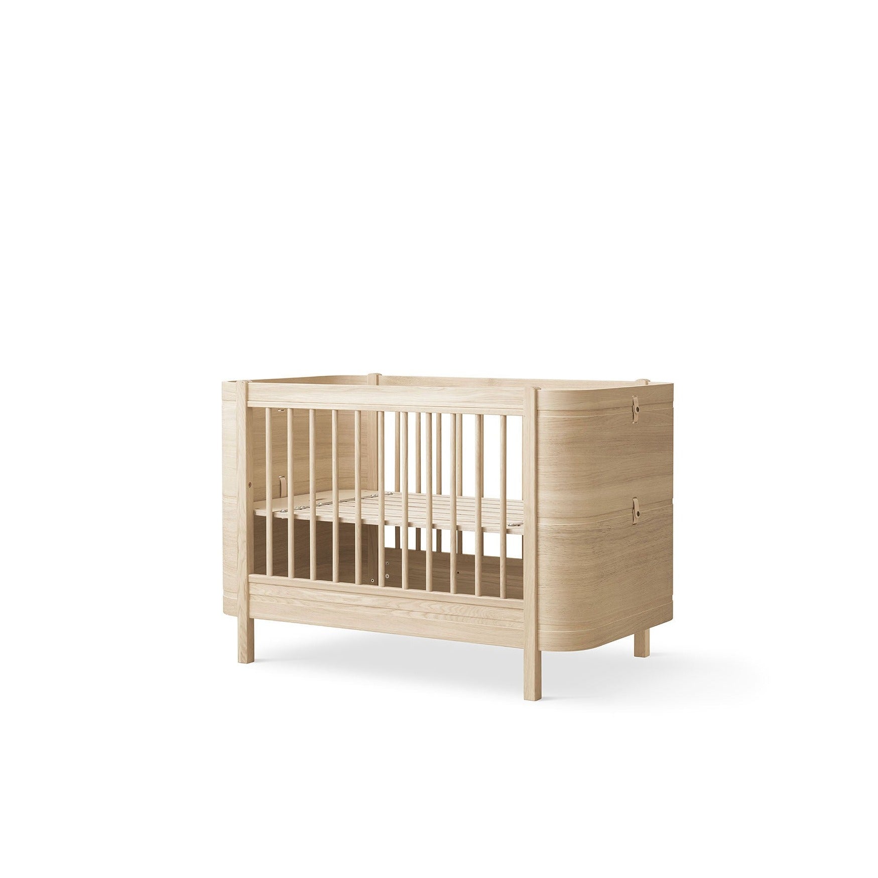 Cama de Grades Wood Mini+, Oak (Exclui kit 0-9 anos)