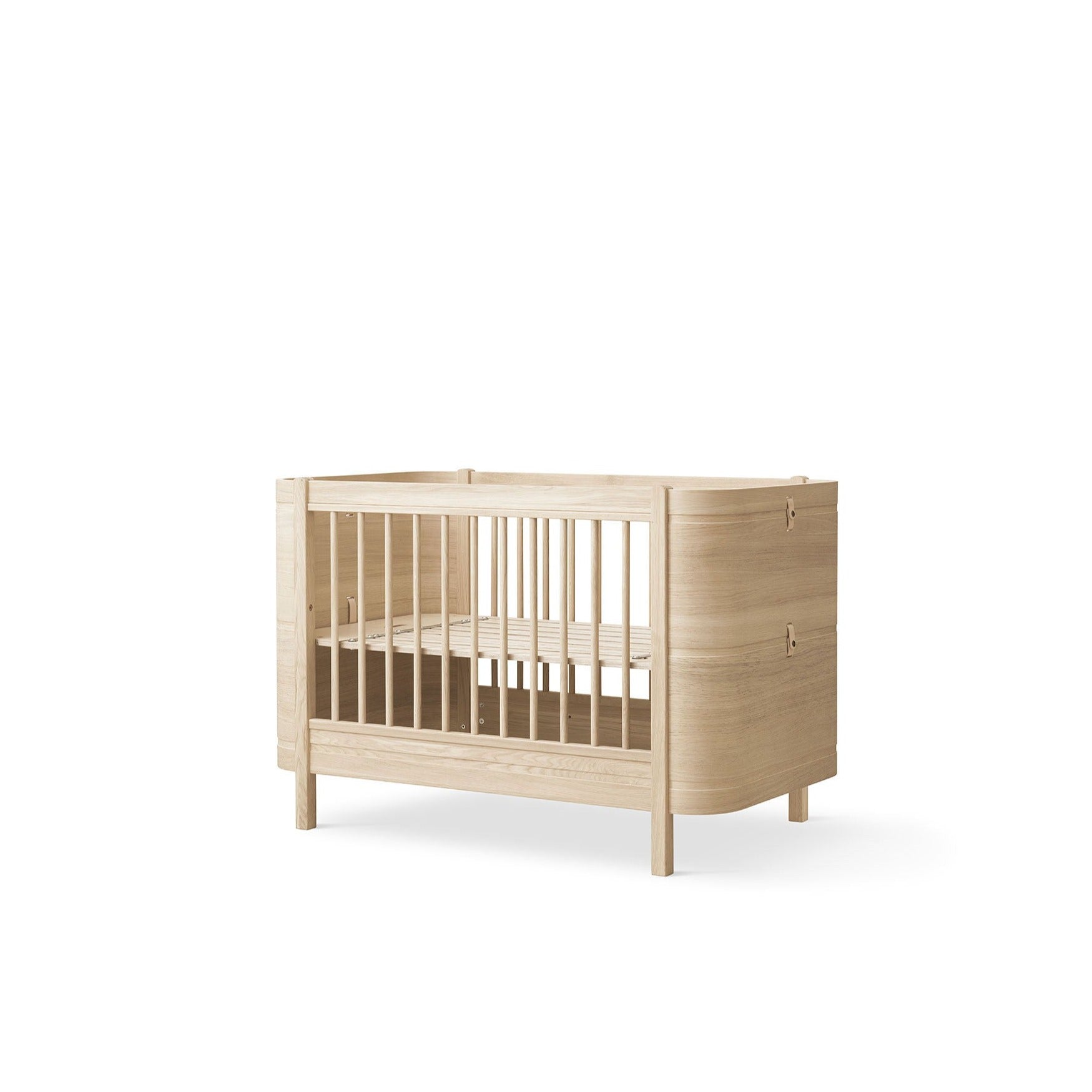 Cama de Grades Wood Mini+, Oak (Inclui kit 0-9 anos)