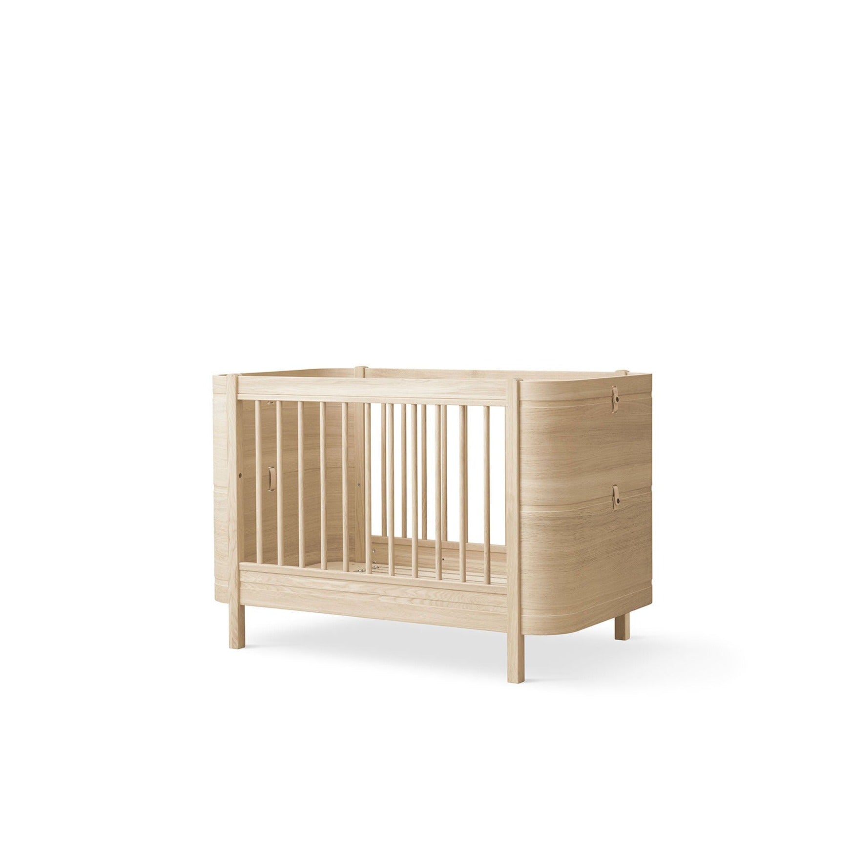 Cama de Grades Wood Mini+, Oak (Exclui kit 0-9 anos)