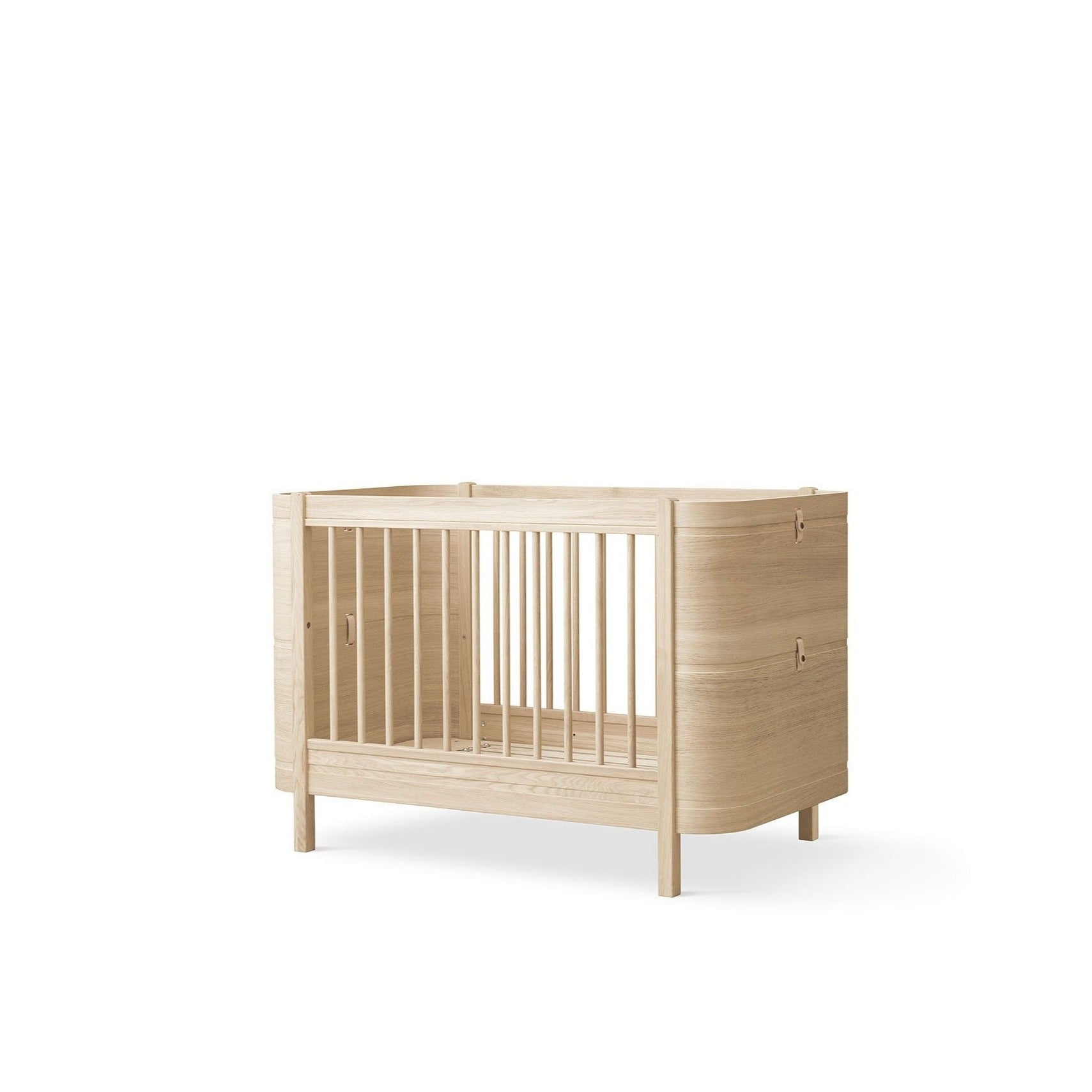 Cama de Grades Wood Mini+, Oak (Inclui kit 0-9 anos)