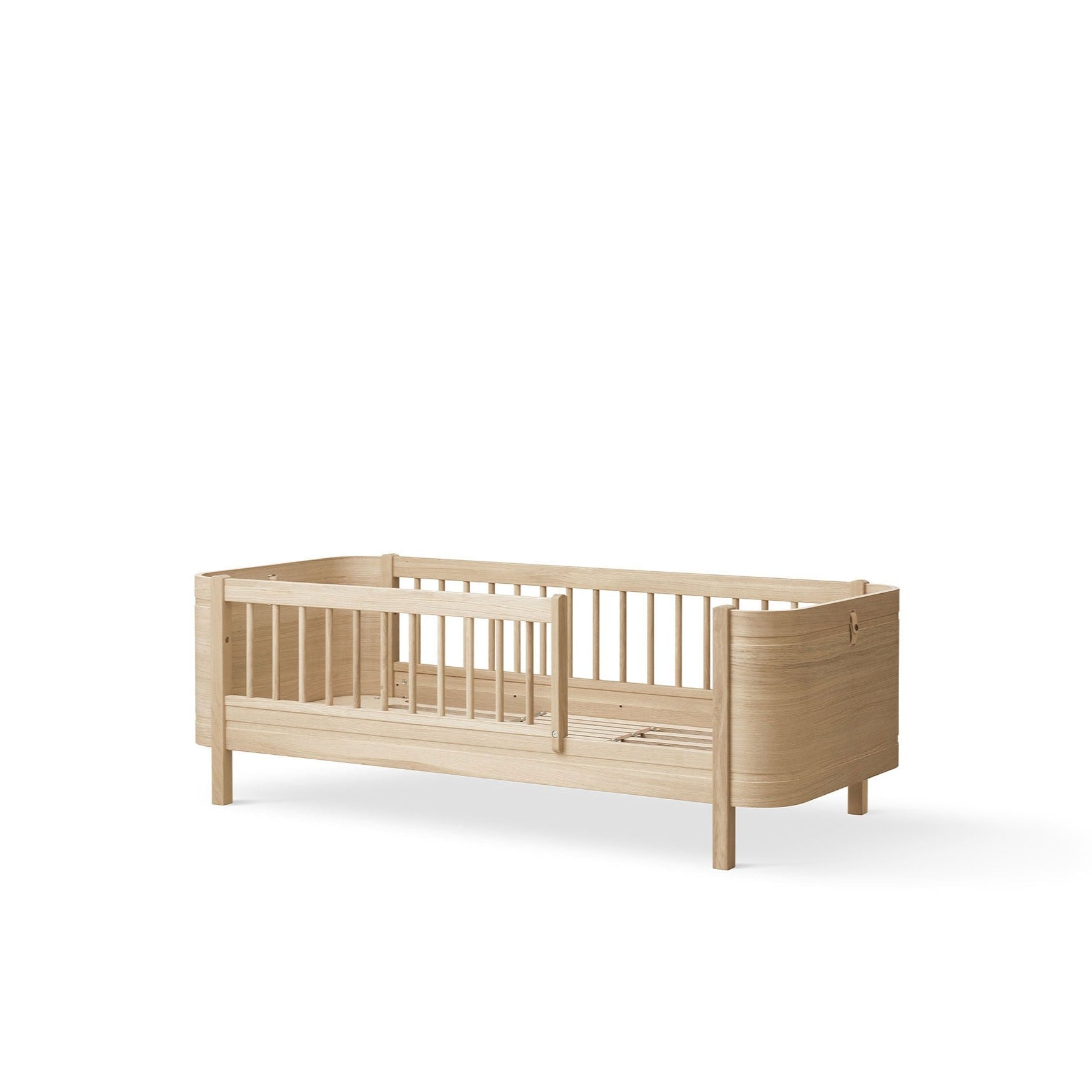 Cama de Grades Wood Mini+, Oak (Inclui kit 0-9 anos)