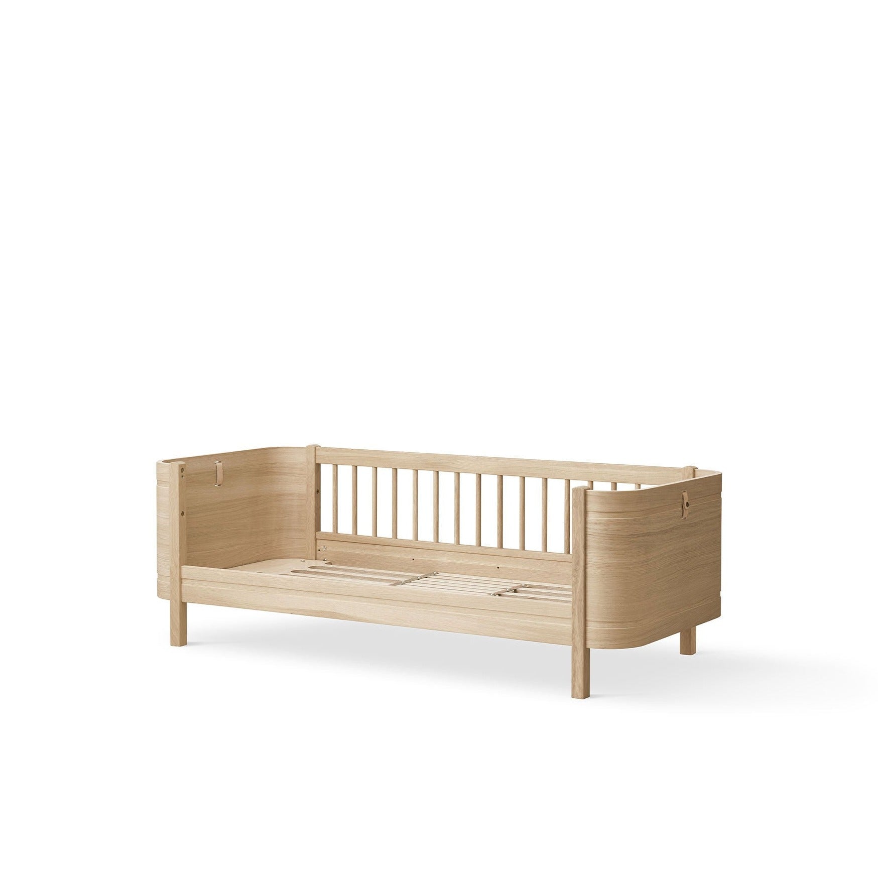 Cama de Grades Wood Mini+, Oak (Inclui kit 0-9 anos)