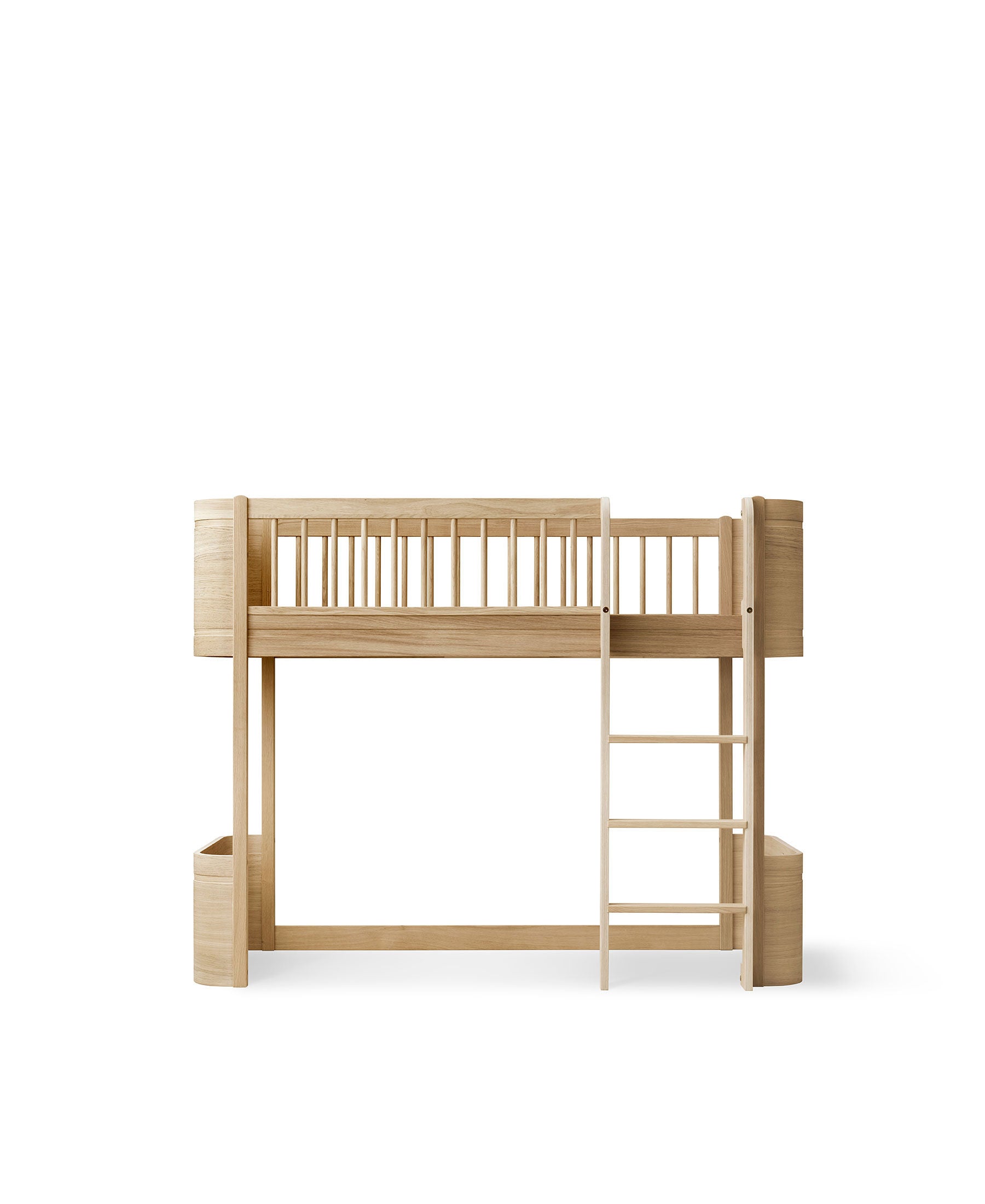 Cama Loft Baixo Wood Mini+, Oak