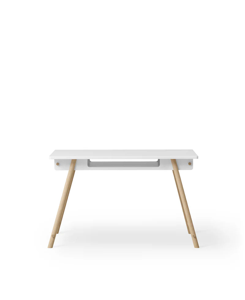 Camp Junior Desk White/Oak