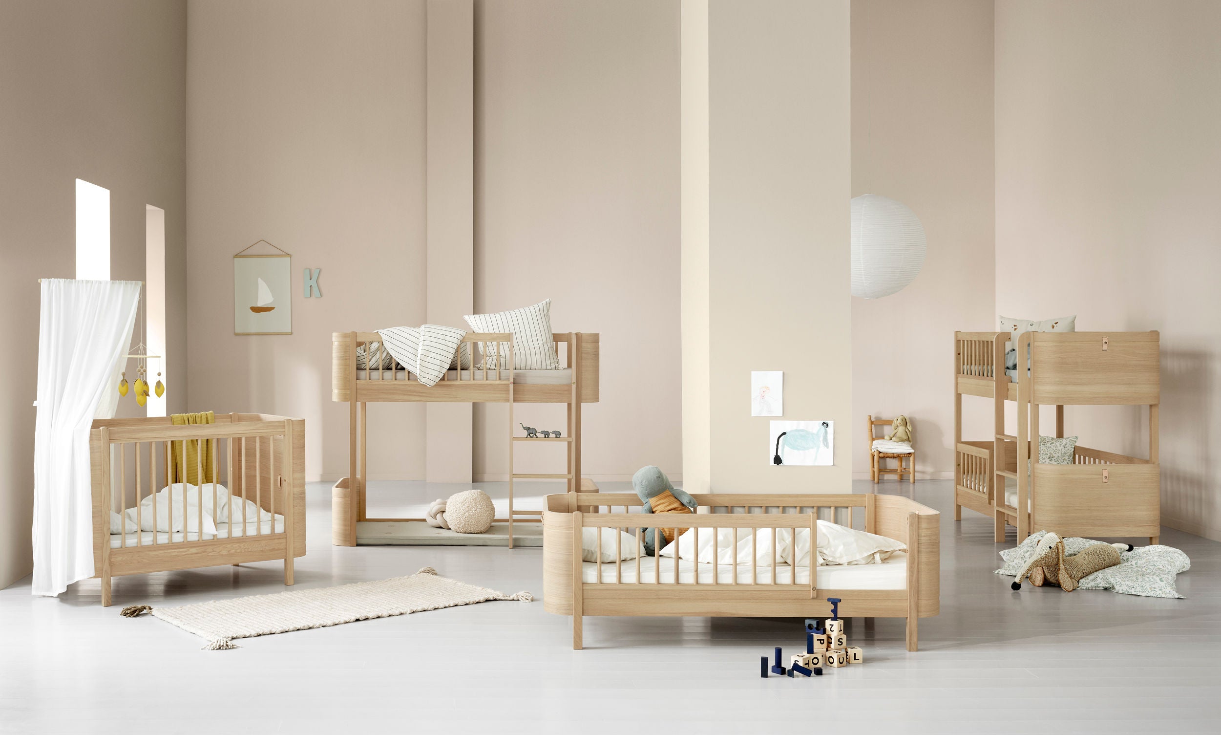 Cama Junior Wood Mini+, Oak