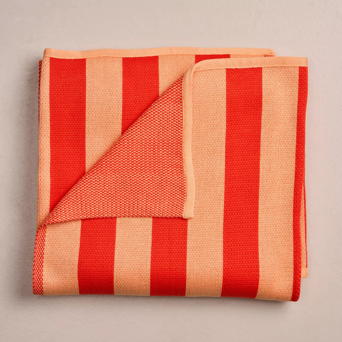 Lignes Vermillon Blanket