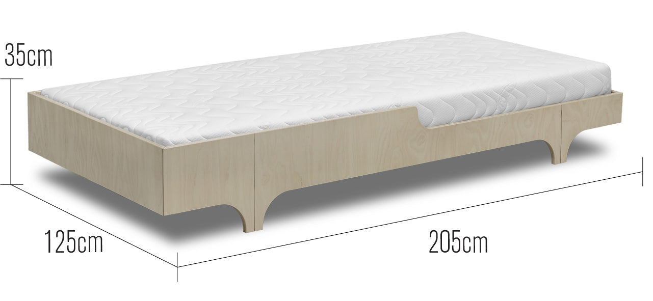 A120 Teen Bed Rafa Kids, Wood