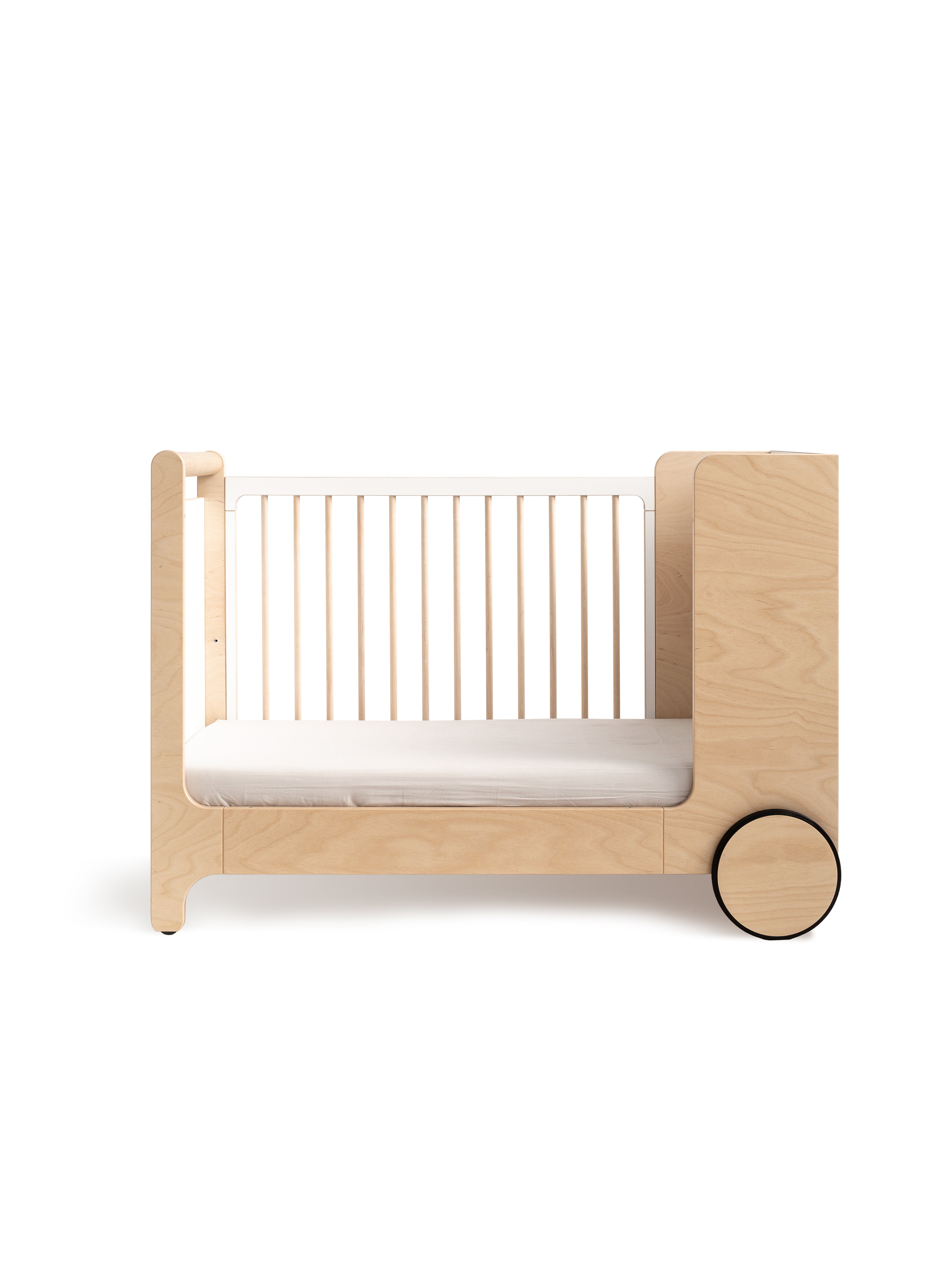 R Rocking Baby Bed, Black