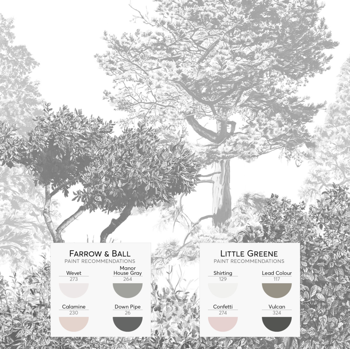 Mural Papel de Parede, Hua Trees