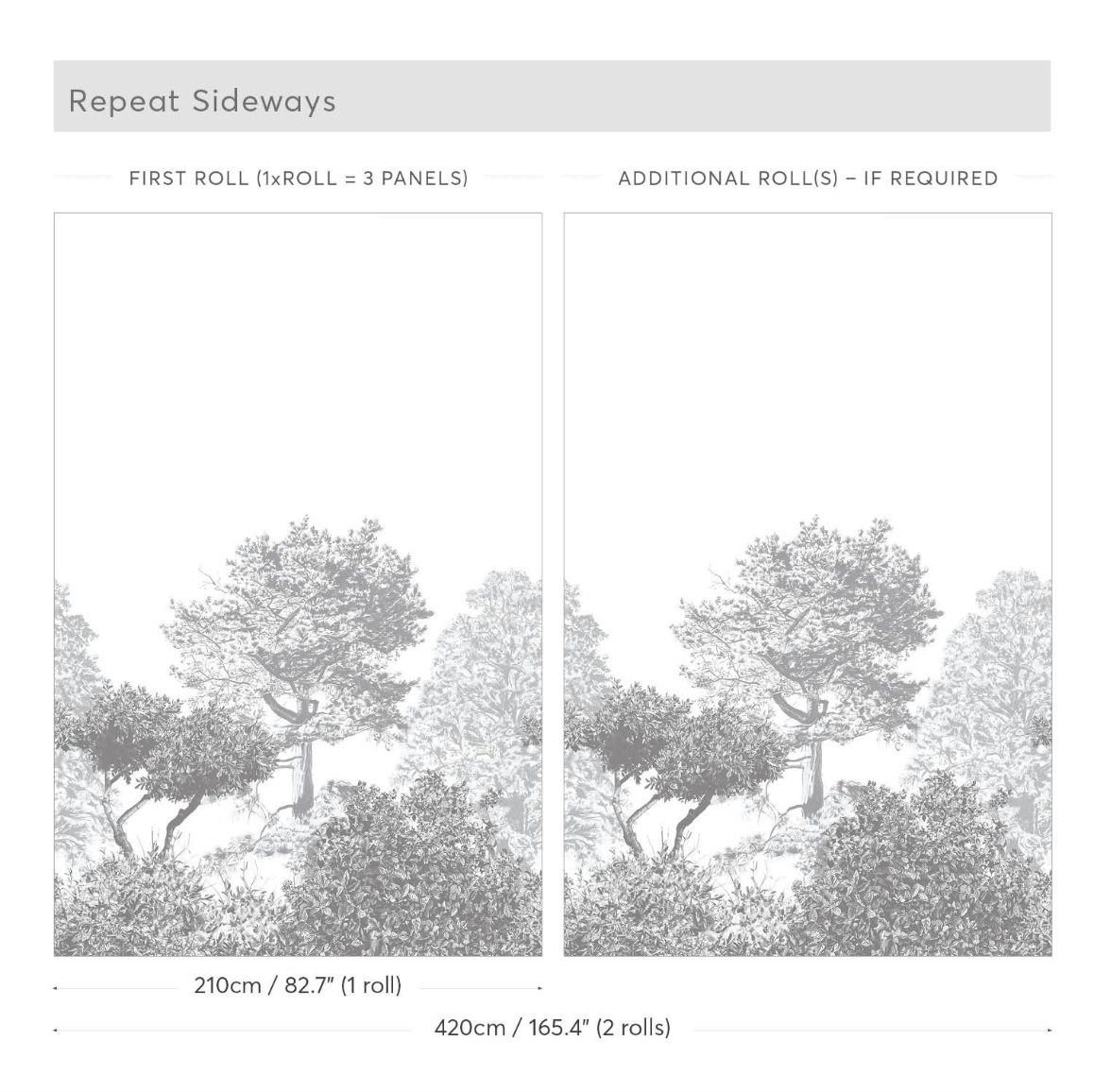 Mural Papel de Parede, Hua Trees