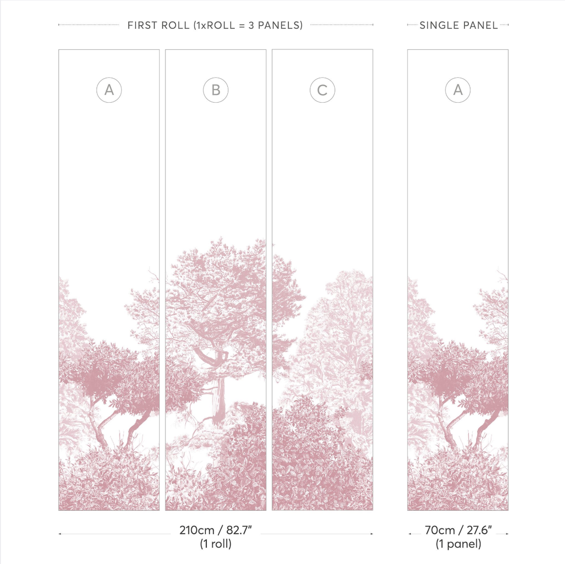Mural Papel de Parede, Hua Trees