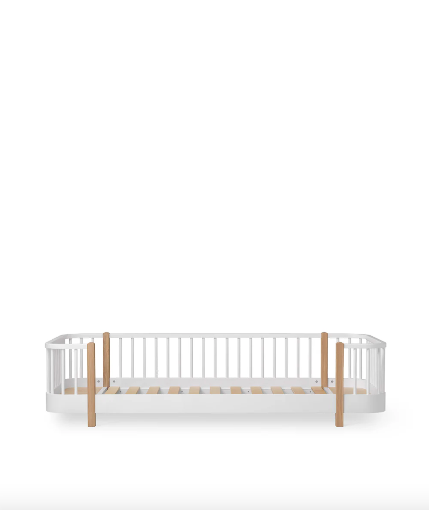 Wood Original floor bed, white/oak