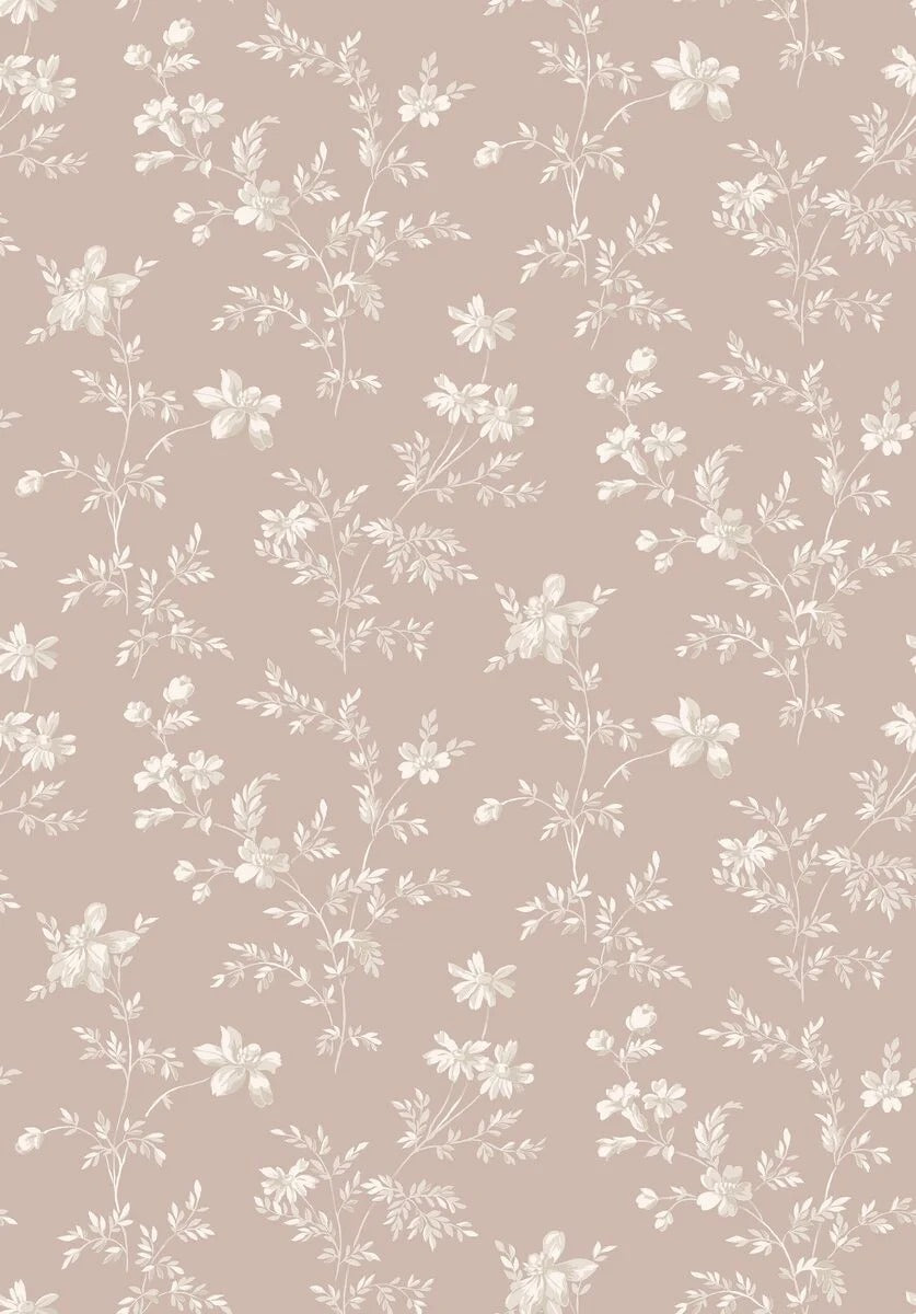 Papel de Parede Ängsblomma, Pastel Pink