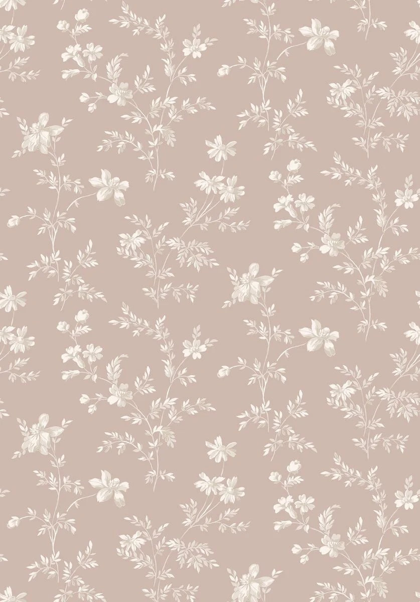 Papel de Parede Ängsblomma, Pastel Pink