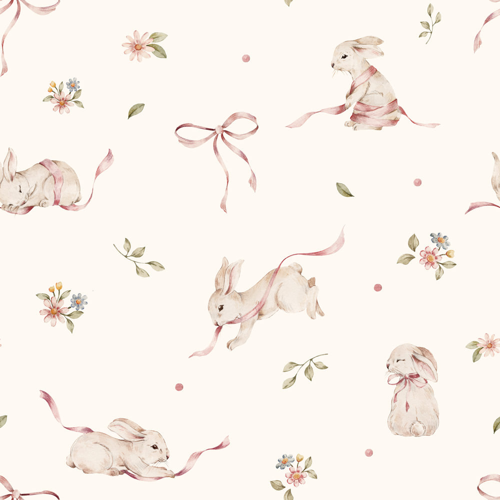 Papel de Parede Pink Rabbits