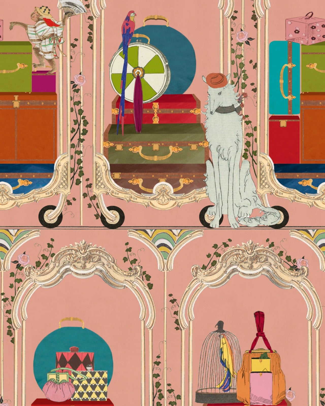 Papel de Parede Fancy Dusty Pink