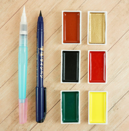 Gansai Tambi watercolors - Irodori Kobako ZIG