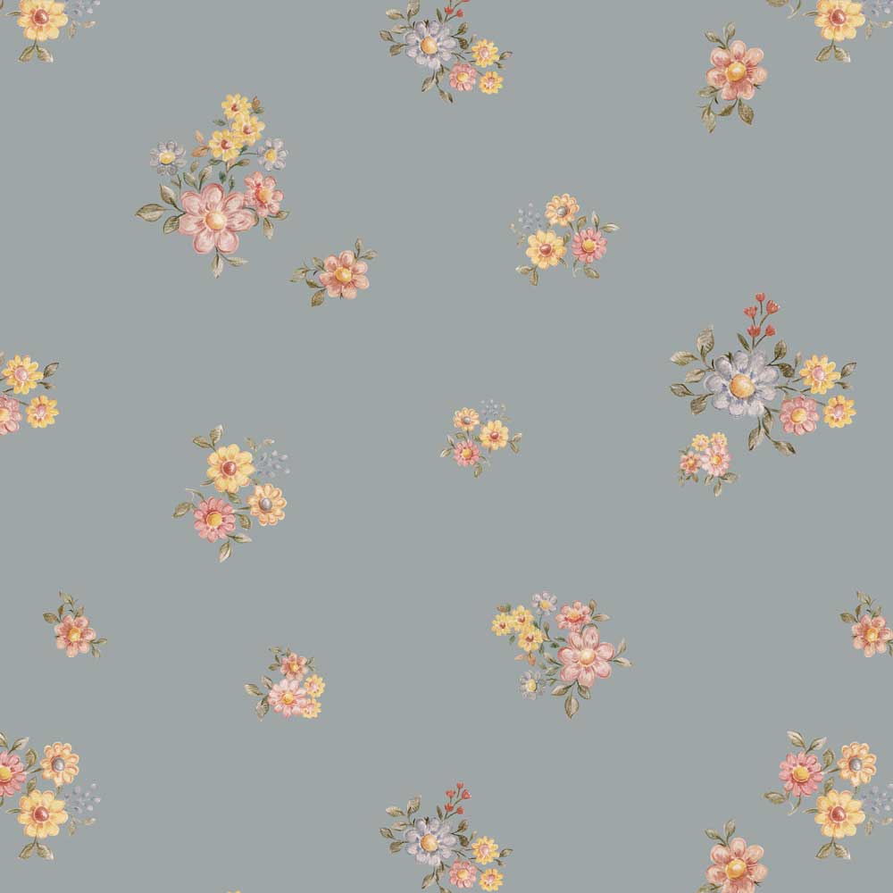 Papel de Parede Flowers minimini Dark