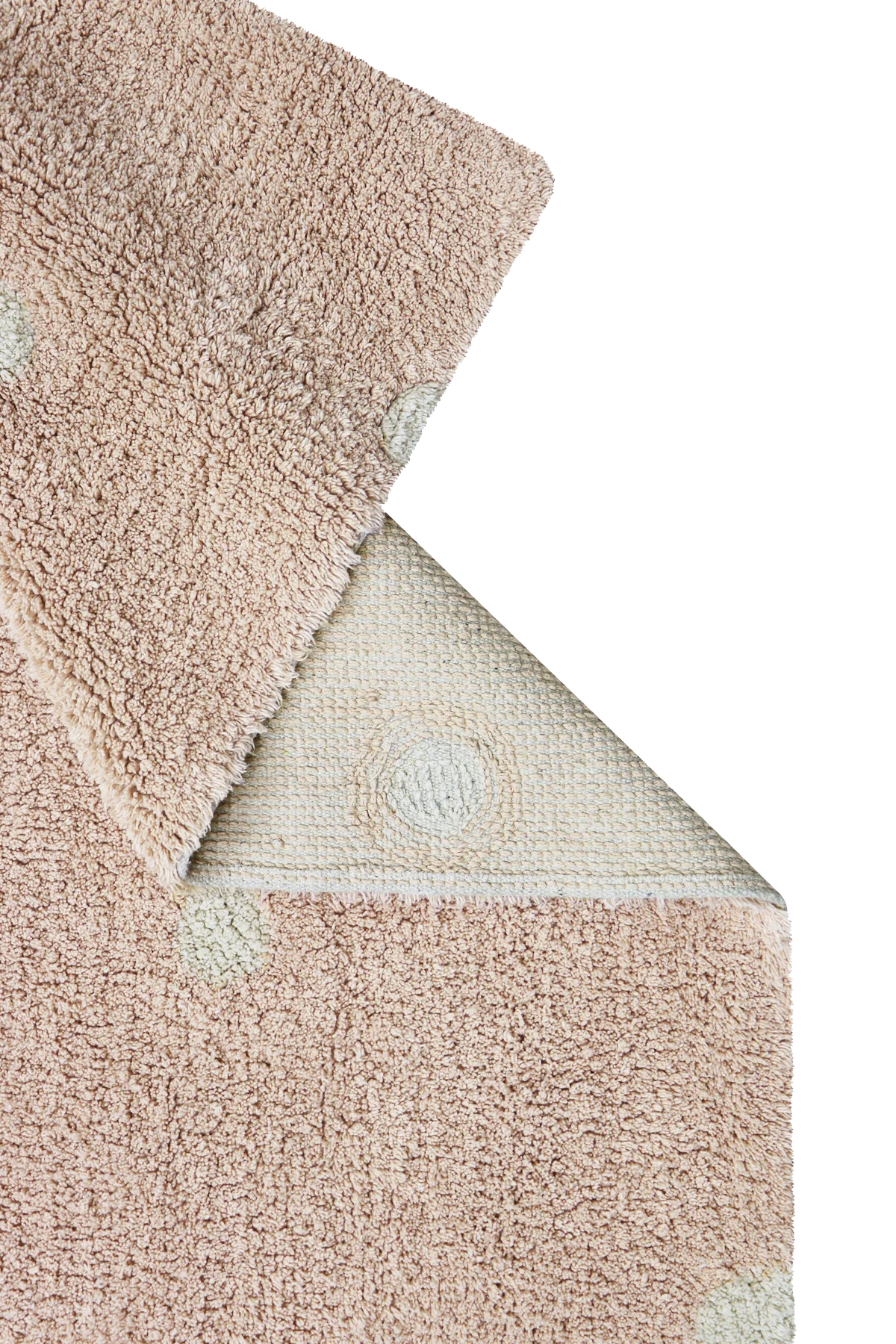 Mini Dot Washable Rug, Pink