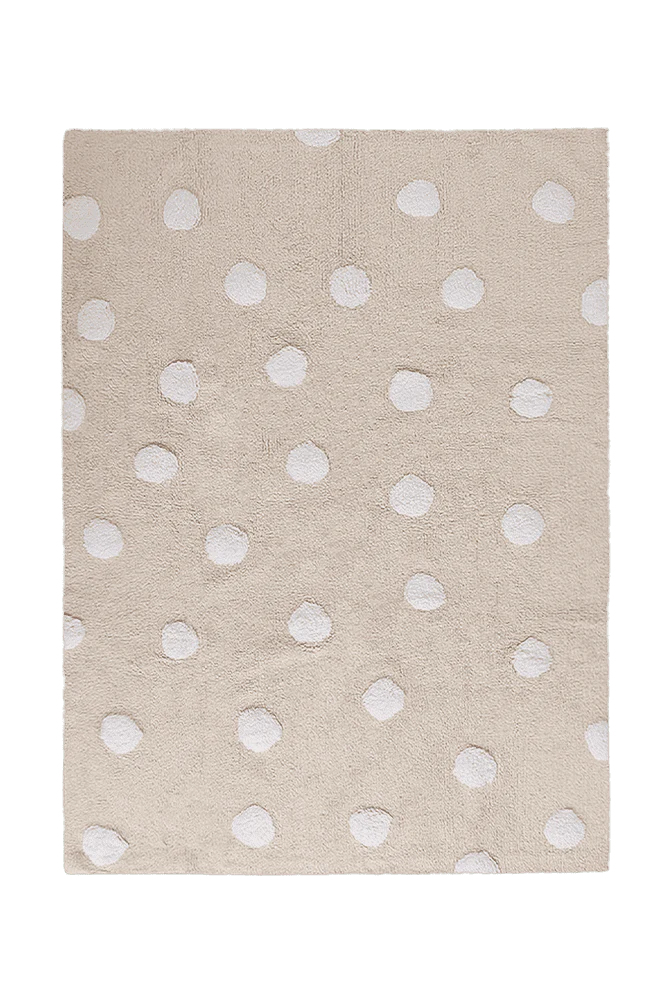 Beige Polka Dots Rug