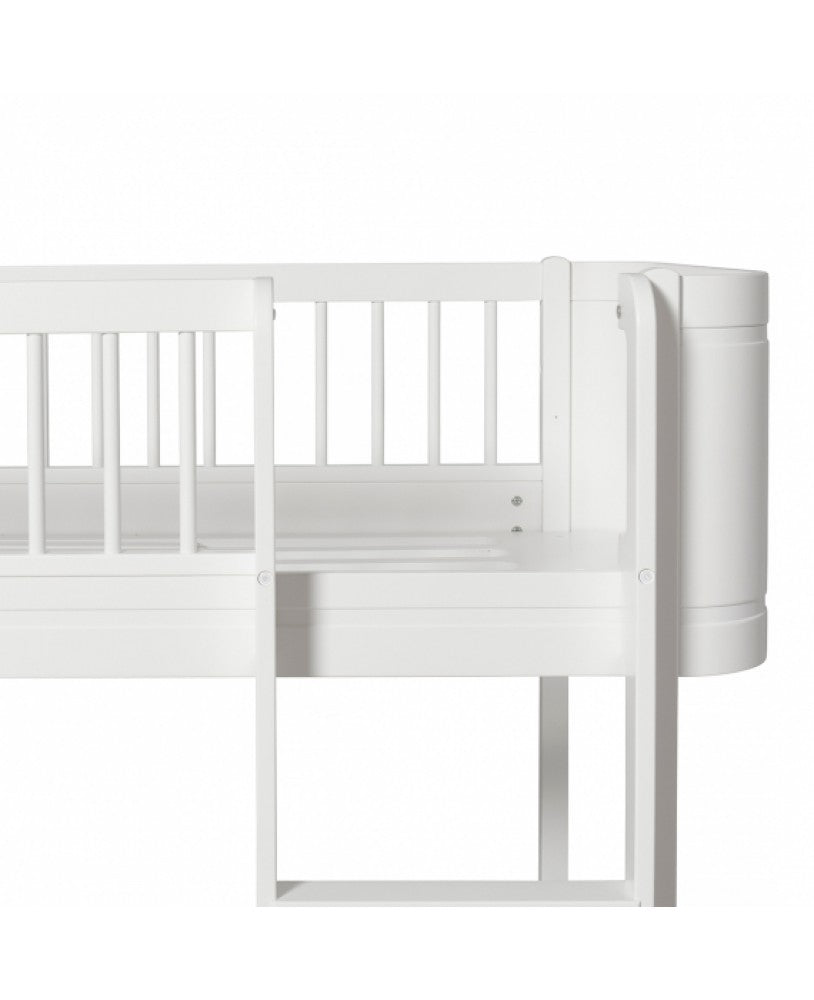 Cama Loft Baixo Wood Mini+, Branco - Maria do Mar 