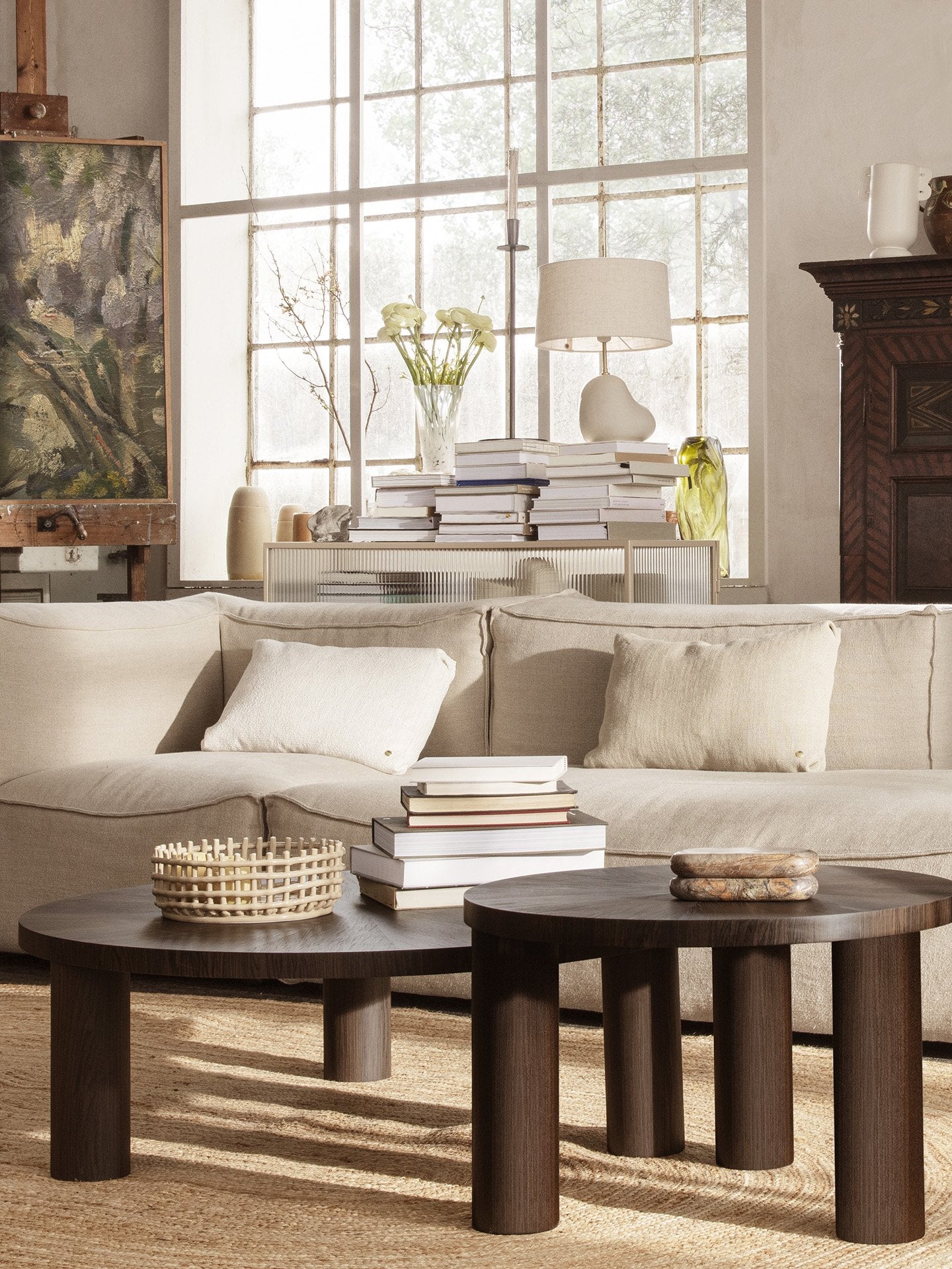 post coffee table