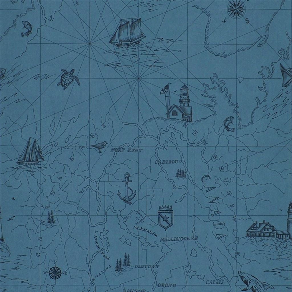 Searsport Map Wallpaper