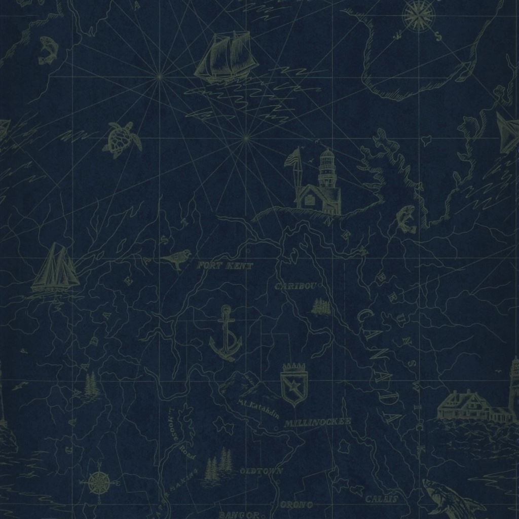 Searsport Map Wallpaper