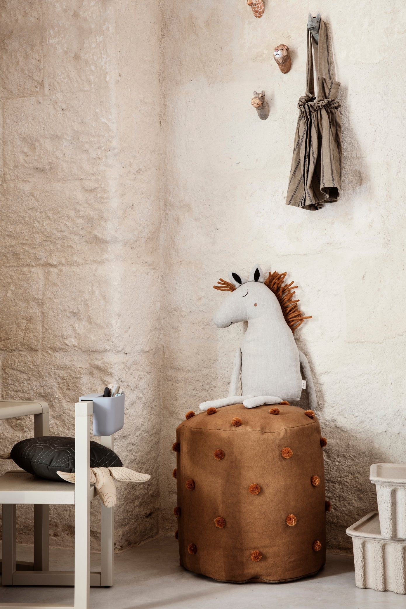 Horse Natural Cushion