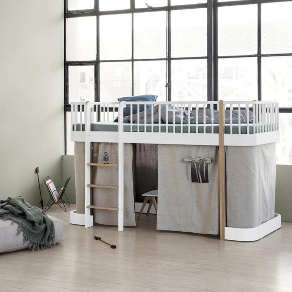 Curtain for Low Loft Bed and Wood Bunk Bed
