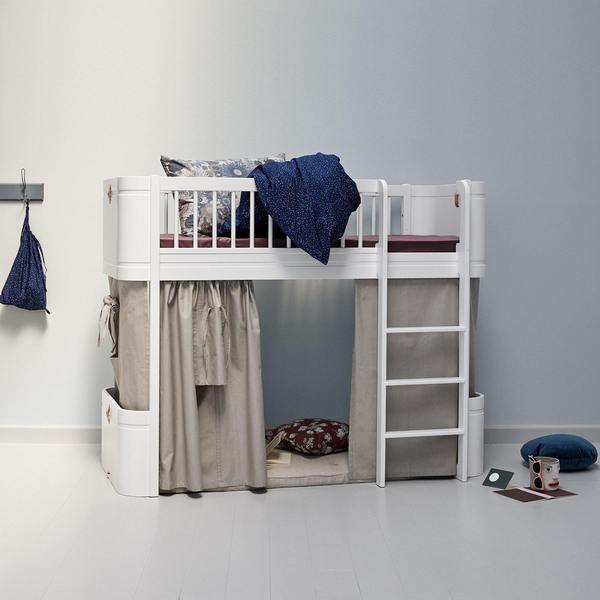 Cortina para Cama Loft Baixo Wood Mini+