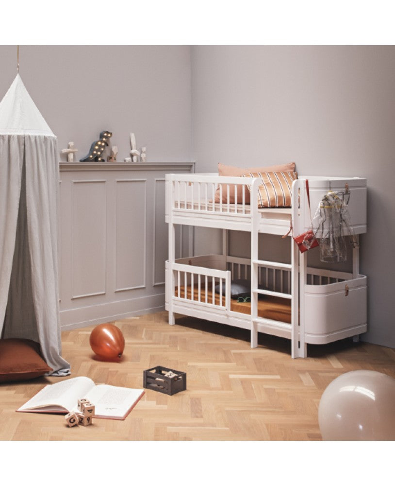 Beliche Baixo Wood Mini+, Branco - Maria do Mar