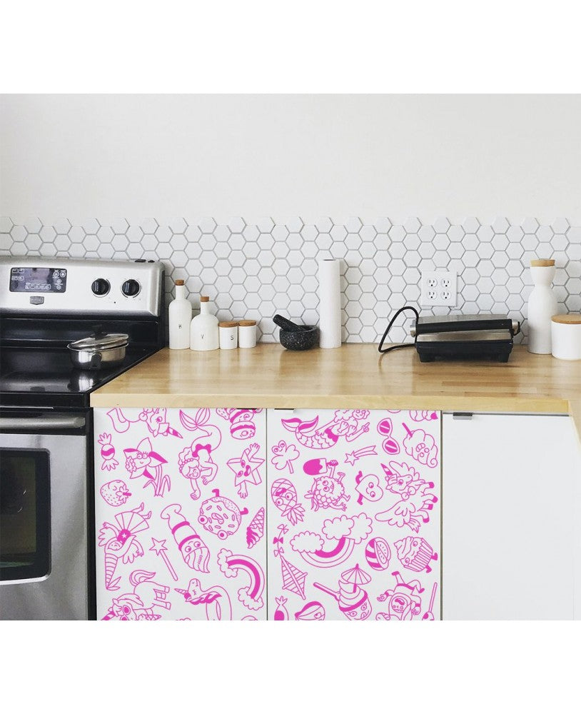 Adhesive Roll for Coloring