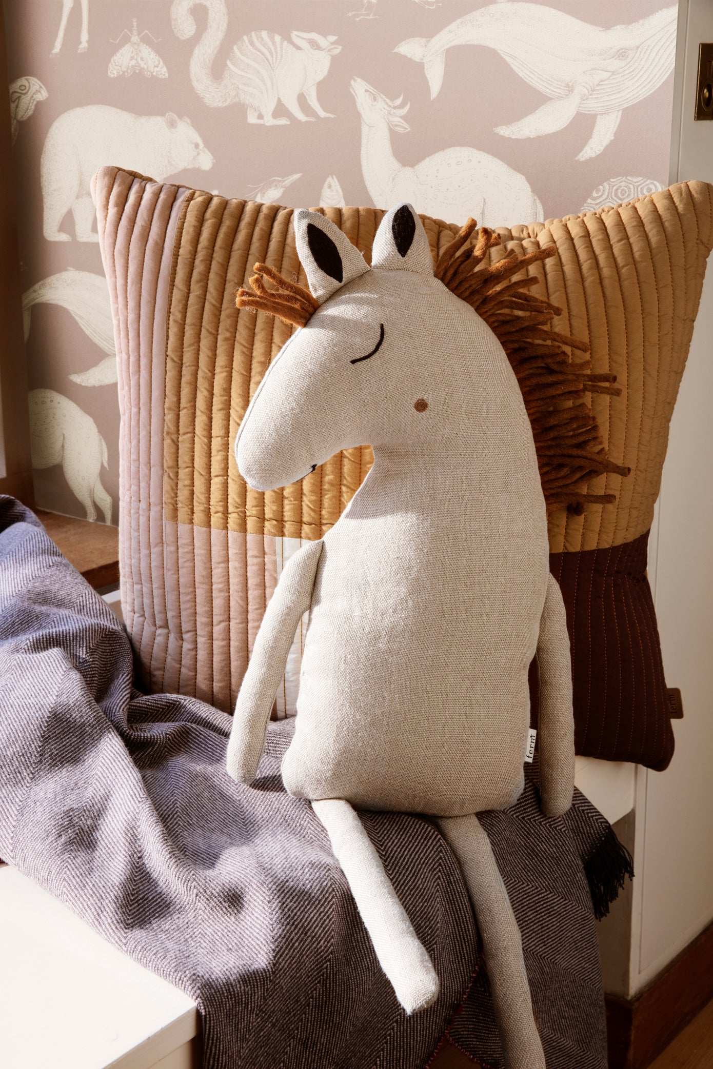 Horse Natural Cushion