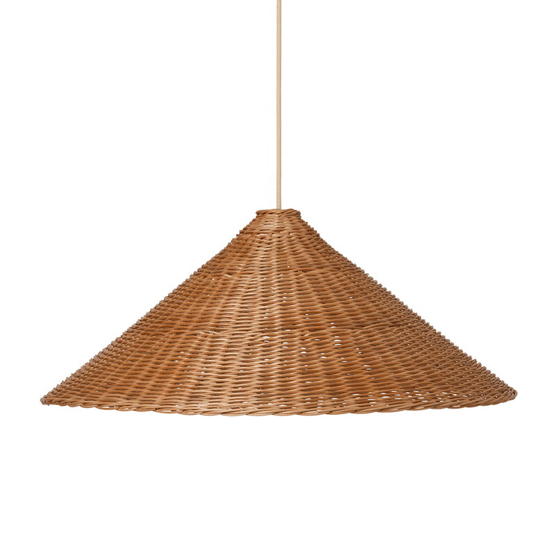 Abajur Rattan, Dou Ø68