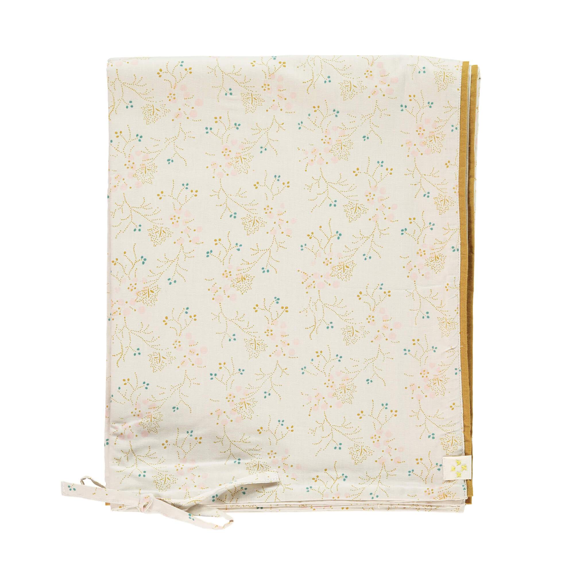 Capa de Edredon Minako, Floral/ Golden