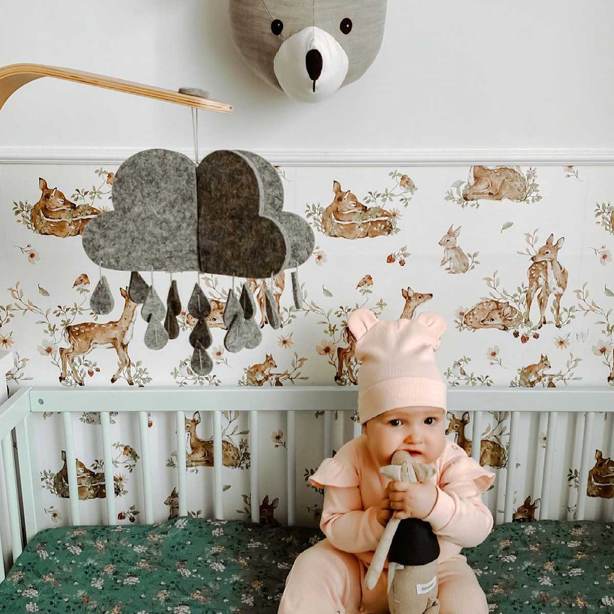 Deer Meadow Wallpaper