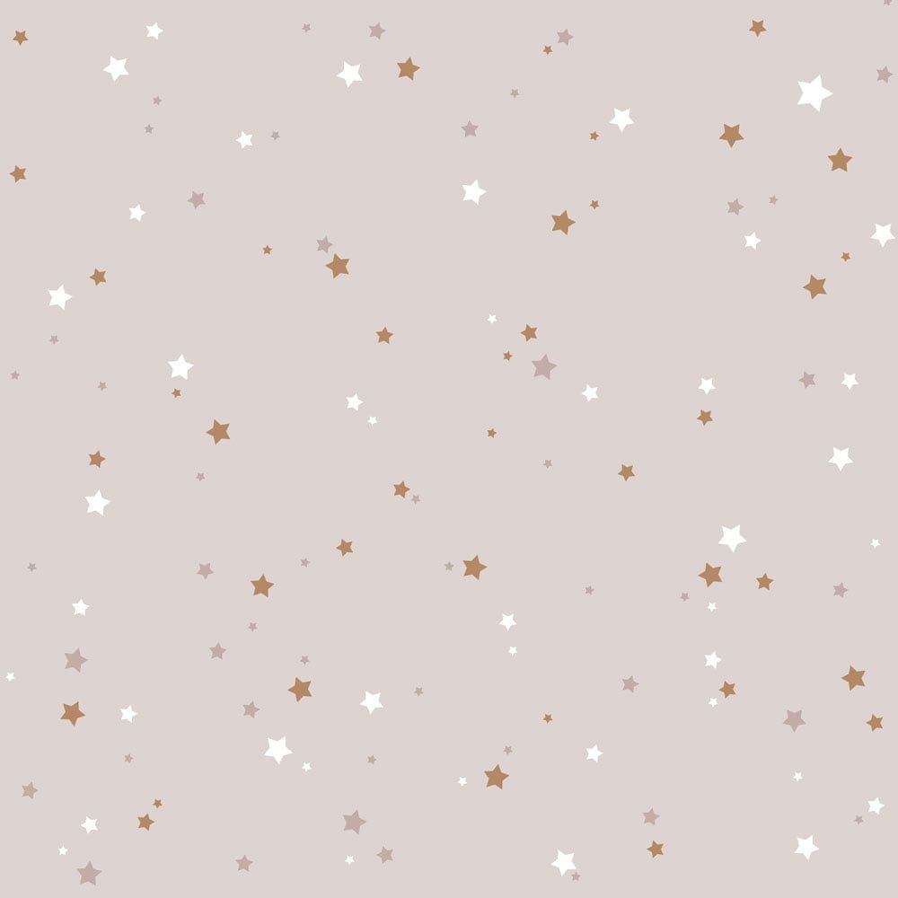 Papel de Parede Stars Minimini Cinnamon Powder Pink