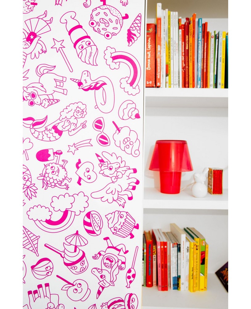 Adhesive Roll for Coloring