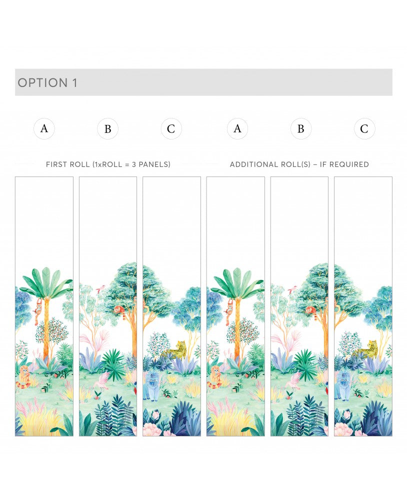 Mural Papel de Parede Selva